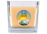 Candela Profumata Come Regalo Di Pasqua (Profumo Di Vaniglia), Design: Uova Di Pasqua - Candela Come Decorazione Pasquale - 190G. Cera Con Circa 50 Ore Di Combustione
