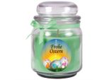 Candela Profumata Come Regalo Di Pasqua (Fragranza Coconut Limes), Design: Uova Di Pasqua - Candela Come Decorazione Pasquale - 300G. Cera Con Circa 70 Ore Di Combustione