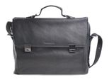 Harold's Pelle Borsa Da Ufficio Laptop Bag Con Scomparto Per Laptop Ivy Lane Notebook Briefcase Black Nero