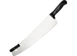 Fmprofessional Coltello Xxl A Mezzaluna, Coltello Per Pizza, Lama In Acciaio Inox, Dimensioni Totali 53 Cm