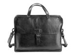 Harold's Pelle Borsa Da Ufficio Cartella Aberdeen Businessbag Black Nero