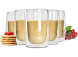 6 Bicchieri Da Latte Macchiato A Doppia Parete Bicchieri Da Caffè Da 380 Ml Bicchieri Da Caffè