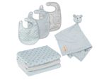 Set Regalo Roba Organic Baby Essentials "Lil Planet"" Azzurro/Sky, Cotonelogico, Gots, Sostenibile"