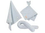 Set Regalo Roba Organic "Lil Planet"" Azzurro/Celeste, Paracolpi Biologico, Copertina E Copertina Coccolosa, Gots"