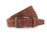 Vanzetti Pelle Cintura 35Mm Full Leather Belt W85 Cognac Marrone