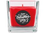 Candela Profumata Come Regalo Di San Valentino - Candela In Un Barattolo Di Caramelle Con Vari Motivi E Dimensioni Di San Valentino. San Valentino - Motivi E Dimensioni