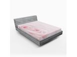Abakuhaus Lenzuolo Con Angoli Rose, "Rosa Rosa Primo Piano Con Sfocatura Focus Fresh Fragile Profumo Odore San Valentino"", 135 X 190 Cm, Rosa Chiaro"