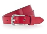 Vanzetti Pelle Cintura 20Mm Patent Leather Belt W70 Ruby Red Rosso