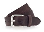 Vanzetti Pelle Cintura 30Mm Leather Belt W70 Dark Brown Marrone