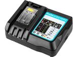 Caricabatteria DC18RC Per Makita BL1850 BL1815 BL1815N BL1820 BL1820B BL1830 BL1830B BL1835 BL1840 BL1840B BL1845 BL1850B BL1860 BL1860B LXT400