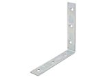 Alberts 847449 Staffa Per Sedia, Zincata Sendzimir, 125 X 125 X 22 Mm, Set Da 40