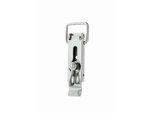 Alberts 851118 Serratura A Scatola, Con Blocco Dell'anta, Con Occhiello, Zincata, Passivata A Film Spesso, 93 X 24 Mm