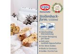 Dr. Oetker Teglia Per Stollen Bianco Natale, Teglia Per Stollen Natalizi Di Alta Qualità, Teglia Per Stollen Grandi, Teglia Per Stollen Con Ottimo Rivestimento Antiaderente, Copertura Per Stollen Di Prima Qualità (Colore: Bianco)