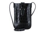 Decadent Pelle Borsa Per Cellulare Fiona Mobile Bag Croco Black Nero