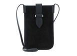 Decadent Pelle Borsa Per Cellulare Fiona Mobile Bag Suede Black Nero