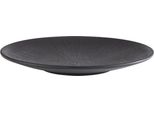 Aps 85064 Piatto Piano Aps Nero, Diametro: 260 Mm, Nero