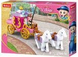Sluban Girls Dream Village M38-B0872 Carrozza D'epoca Con Cavalli