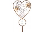 Spina Da Giardino A Cuore Flores Di Circa 100 Cm - Decorazione Da Giardino