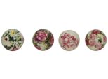Palla Galleggiante Rosa Piccolo Set Di 4 Circa 6 Cm - Decorazione Per Laghetto