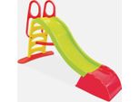 Grande Scivolo Con Collegamento Acqua, 180Cm, Verde, Rosso E Giallo