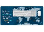 Mappa Del Mondo - Tappetino Da Tavolo - Tempo - Mousepad Da Gioco