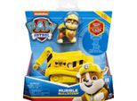 Spin Master 59924 - Veicolo Da Cantiere Paw Patrol Con Figura Di Rubble