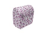Abakuhaus Copertura Per Frullatore A Immersione Con Motivo Floreale, Custodia Per Elettrodomestici Da Cucina Con Tasche, 36 X 39 X 24 Cm, Viola E Bianco