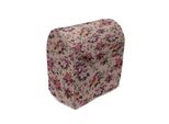 Abakuhaus Copertura Per Frullatore Da Tavolo, Motivo Floreale Con Rosa, Custodia Per Elettrodomestici Da Cucina Con Tasche, 36 X 39 X 24 Cm, Rosa Chiaro E Verde Scuro