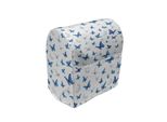 Abakuhaus Copertura Per Frullatore A Immersione Butterflies, Rainforest Wilderness, Custodia Per Elettrodomestici Da Cucina Con Tasche, 36 X 39 X 24 Cm, Blu, Bianco, Nero