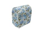 Abakuhaus Copertura Per Frullatore A Immersione, Motivo Floreale Ortensia, Custodia Per Utensili Da Cucina Con Tasche, 36 X 39 X 24 Cm, Azzurro Pallido Verde Reseda