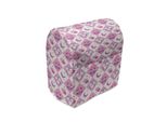 Abakuhaus Copri Frullatore A Immersione Gufi, Sleeping Birds-Luna-Stella, Custodia Per Utensili Da Cucina Con Tasche, 36 X 39 X 24 Cm, Rosa Lavanda