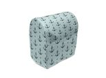 Abakuhaus Copertura Per Frullatore A Immersione Anker, Motivo A Zig-Zag Chevron Anchors, Custodia Per Utensili Da Cucina Con Tasche, 36 X 39 X 24 Cm, Verde Scuro Turchese