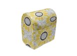 Abakuhaus Copertura Per Frullatore Da Tavolo Gialla, Sun-Blumen-Natur-Kunst, Custodia Per Elettrodomestici Da Cucina Con Tasche, 36 X 39 X 24 Cm, Giallo Grigio
