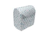 Abakuhaus Copertura Per Frullatore Blu E Bianco, Gocce Di Pioggia Acquerellate, Custodia Per Utensili Da Cucina Con Tasche, 36 X 39 X 24 Cm, Blu E Bianco