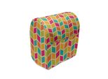 Abakuhaus Copertura Angolare Per Frullatore, Stile Chevron Hipster, Custodia Per Elettrodomestici Da Cucina Con Tasche, 36 X 39 X 24 Cm, Multicolore