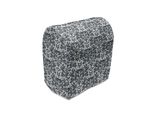 Abakuhaus Copertura Per Frullatore A Immersione Con Teschio, Teschio In Flora, Custodia Per Utensili Da Cucina Con Tasche, 36 X 39 X 24 Cm, Grigio Antracite E Bianco
