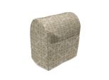 Abakuhaus Copertura Per Frullatore Da Tavolo Beige, Motivo Floreale Barocco, Custodia Per Elettrodomestici Da Cucina Con Tasche, 36 X 39 X 24 Cm, Ecru Beige