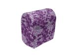 Abakuhaus Copertura Per Frullatore A Immersione, Primavera Romantico Prato, Custodia Per Utensili Da Cucina Con Tasche, 36 X 39 X 24 Cm, Viola Bianco
