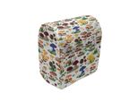 Abakuhaus Copertura Per Frullatore A Immersione Pilz, Funghi Selvatici Biologici, Custodia Per Utensili Da Cucina Con Tasche, 36 X 39 X 24 Cm, Multicolore