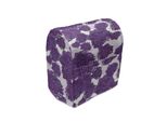 Abakuhaus Copertura Per Frullatore Da Tavolo Color Malva, Petali Di Allium, Custodia Per Utensili Da Cucina Con Tasche, 36 X 39 X 24 Cm, Viola Bianco