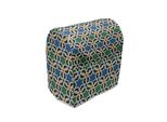 Abakuhaus Copri Frullatore Marocchino, Stelle Esagonali, Custodia Per Utensili Da Cucina Con Tasche, 36 X 39 X 24 Cm, Verde Blu Nero