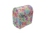 Abakuhaus Copertura Per Frullatore Paisley, Moderno A Strisce Orientali, Custodia Per Elettrodomestici Da Cucina Con Tasche, 36 X 39 X 24 Cm, Multicolore