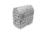 Abakuhaus Copertura Per Frullatore, Riassunto Clef Blatt, Custodia Per Utensili Da Cucina Con Tasche, 36 X 39 X 24 Cm, Bianco E Nero