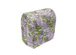 Abakuhaus Copertura Per Frullatore Da Tavolo Mauve, Botanic Primavera Piante, Custodia Per Utensili Da Cucina Con Tasche, 36 X 39 X 24 Cm, Viola Verde