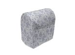 Abakuhaus Copertura Per Frullatore Paisley, Boccioli E Pois Astratti, Custodia Per Elettrodomestici Da Cucina Con Tasche, 36 X 39 X 24 Cm, Bianco E Nero