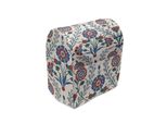 Abakuhaus Copri Frullatore Marocchino, Antico Motivo Floreale, Custodia Per Utensili Da Cucina Con Tasche, 36 X 39 X 24 Cm, Marrone Rossiccio Verde Acqua