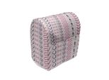 Abakuhaus Copertura Per Frullatore A Immersione A Strisce, Cerchi Floreali, Custodia Per Utensili Da Cucina Con Tasche, 36 X 39 X 24 Cm, Rosa Lilla
