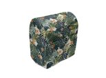 Abakuhaus Copertura Per Frullatore Da Tavolo, Botanic Tropic Foglie, Custodia Per Utensili Da Cucina Con Tasche, 36 X 39 X 24 Cm, Verde E Bianco