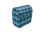 Abakuhaus Copertura Per Frullatore Da Tavolo Blu Navy, Stile Patchwork Orientale, Custodia Per Elettrodomestici Da Cucina Con Tasche, 36 X 39 X 24 Cm, Azzurro Blu Scuro