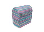 Abakuhaus Copertura Per Frullatore A Immersione Stammes, Aquarell Aztec Stripes, Custodia Per Elettrodomestici Da Cucina Con Tasche, 36 X 39 X 24 Cm, Blu Rosa Crema